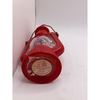 Vintage AVON Country Lantern Red Decanter, Collectible, Minor Paint Wear EMPTY
