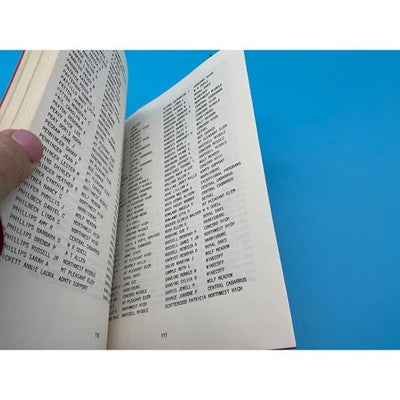 Vintage 1988-1989 Cabarrus County Schools Directory Rare Collectible