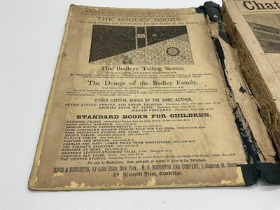 Chatterbox 1877 Children's Book Illustrated Hardcover E. Worthington Vintage