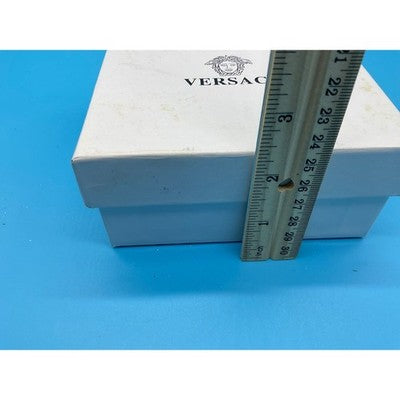 VERSACE Gift Box 5x5x2 with Dust Cover Authentic Luxury SEE IMAGES BOX ONLY