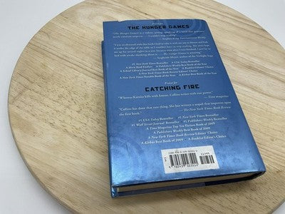 Suzanne Collins Mockingjay Hardcover First Edition 2010 Trade Scholastic Blue