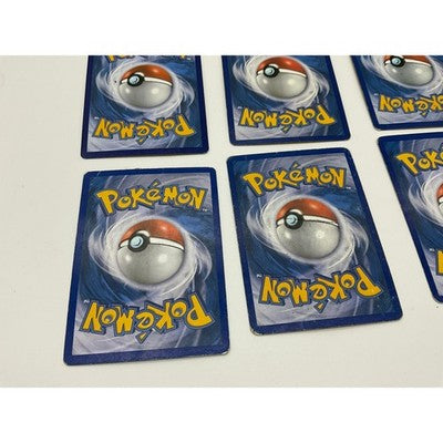 Pokemon Water Card Lot 6pc Blue Octillery Seaking Vanillite Carvanha TCG Bundle