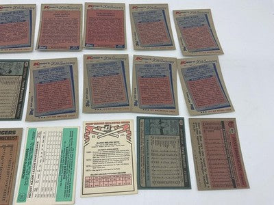 Topps Baseball Card Lot 16x 1982 Kmart MVP Hank Aaron Reggie Jackson Bench