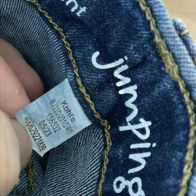 Jumping Beans Jeans Unisex Kids 4 Blue Medium Wash Straight Denim 5-Pocket