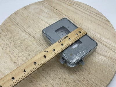 TayMac ML500G Weatherproof Extra Duty In-Use Outlet Cover Metal Enclosure Gray