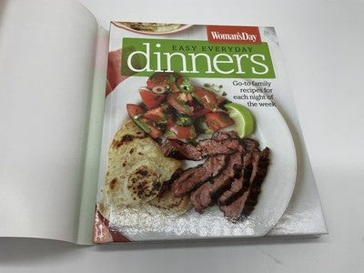Woman's Day Easy Everyday Dinners Cookbook Hardcover Family Meals Quick Recipes