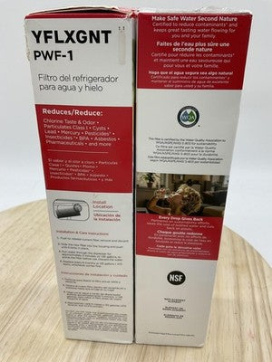 YFLXGNT PWF-1 Water Ice Refrigerator Filter FPPWFU01 EPPWFU01 2 Pack NSF WQA