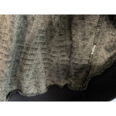 Charlotte Russe Sweater Womens Small Black Beige Open Front Cardigan Aztec Knit