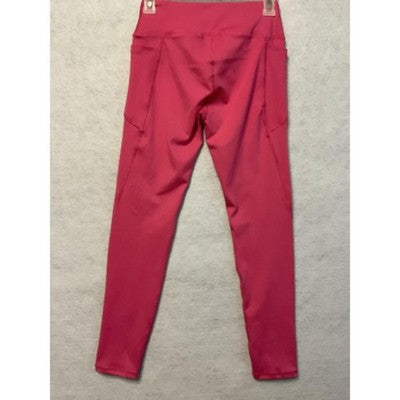 AENLLEY Leggings Womens XL Pink High Rise Yoga Pants Pockets Stretch Activewear