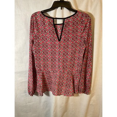 Eyelash Couture Women's Top Med, Multicolor, Long Sleeve