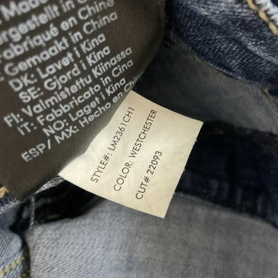 Liverpool Jeans Womens 14 Blue Medium Wash Straight Pull On Stretch Denim