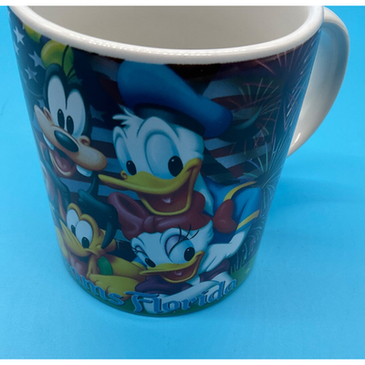 Disney Dreams Florida Mug Jerry Leigh Mickey Minnie Donald Pluto 3D Style