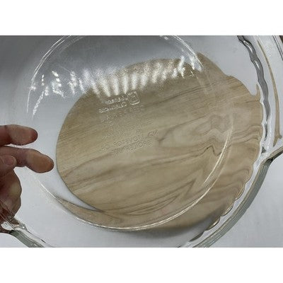 Anchor Hocking Clear Glass Deep Pie Dish 9 In Round Baking Pan Handles Kitchen