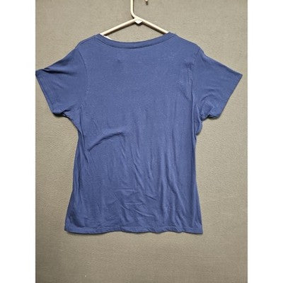 Paris Saint-Germain PSG Tee Fanatics Womens Large Blue Cotton Soccer NWT