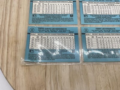 1991 Donruss Baseball 9 Cards Lot Bonilla Henderson Steinbach Minor League