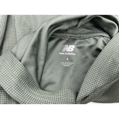 New Balance Hoodie Shirt Youth Boys 4 Green Long Sleeve Active Pullover Logo Top