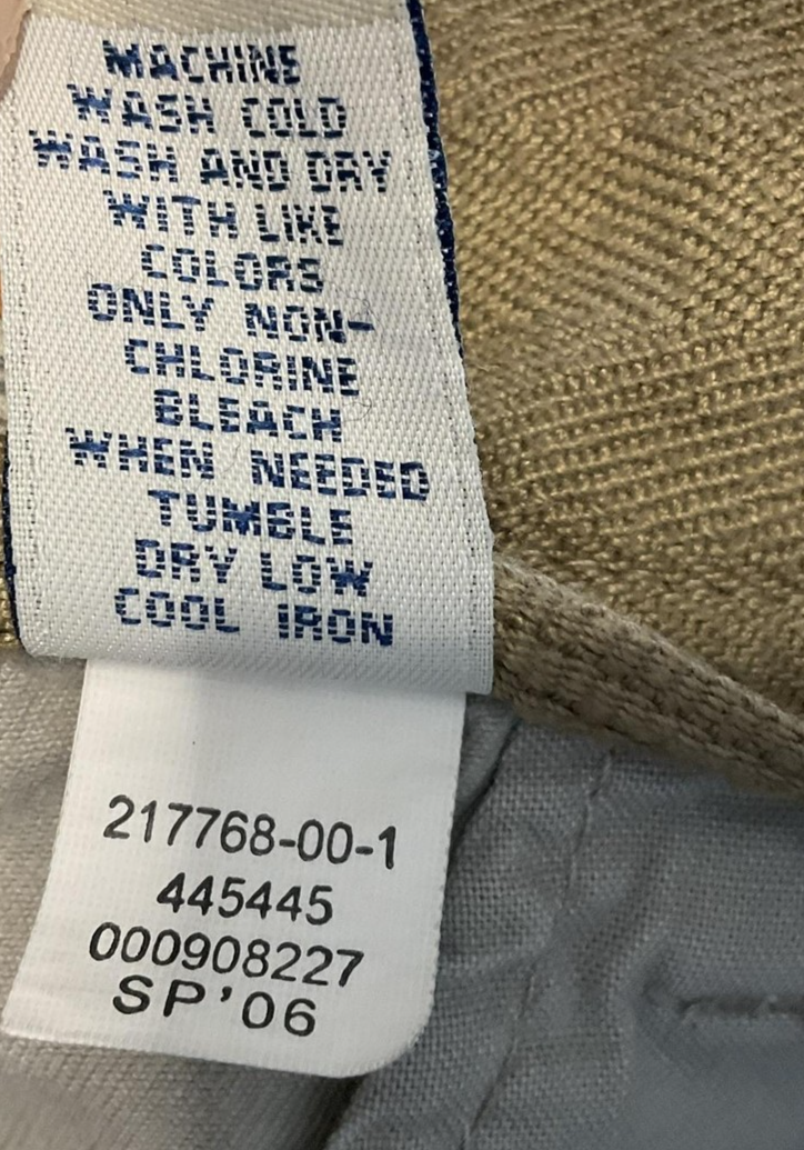 Old Navy Pants Mens 36x32 Beige Loose Khakis Relaxed Fit Straight Leg Casual