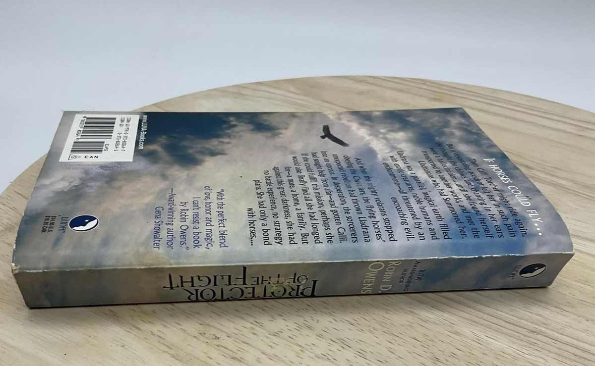 Protector Of The Flight Robin D. Owens Fantasy Novel Paperback Pegasus Luna Book