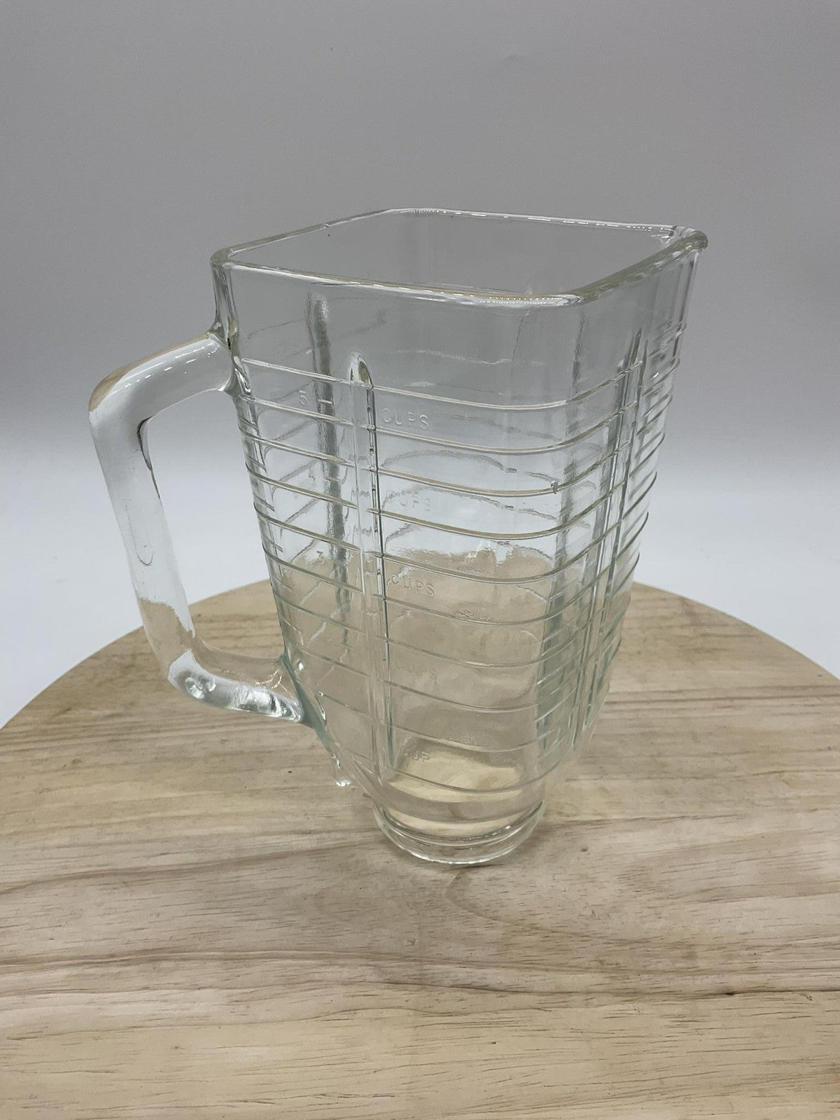 Oster Pro 1200 Blender Jar Clear Glass Square Replacement Pitcher Bowl 1.5L VTG