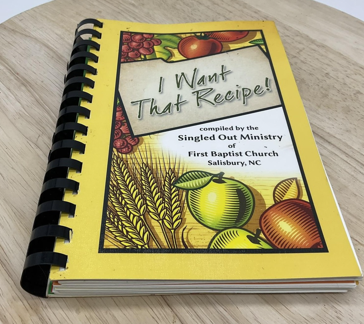 I Want That Recipe Singled Out Ministry Church Spiral Cookbook Recipes PB 2013