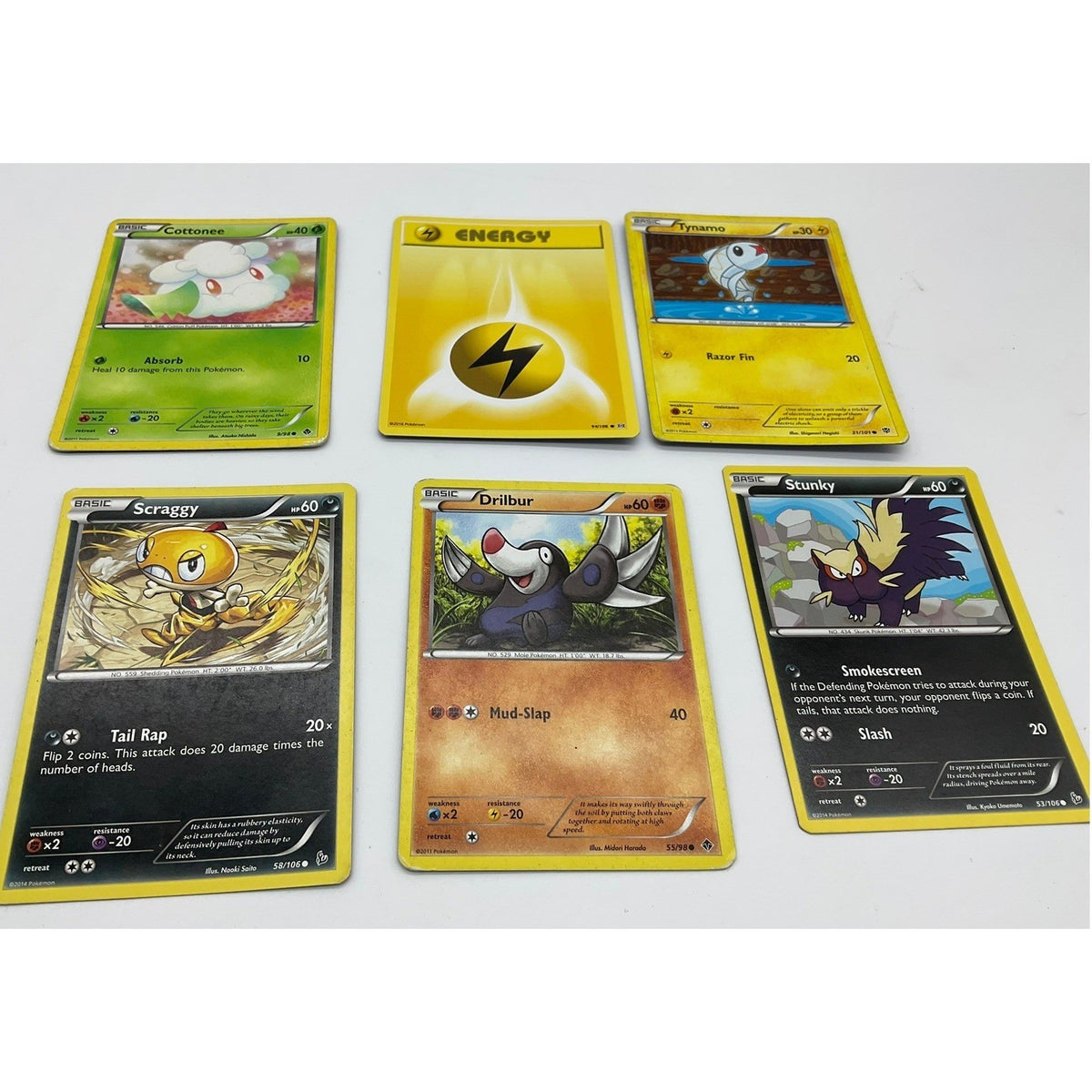 Pokemon Trading Cards Lot Vintage Blue Pokeball Back Standard Size Good