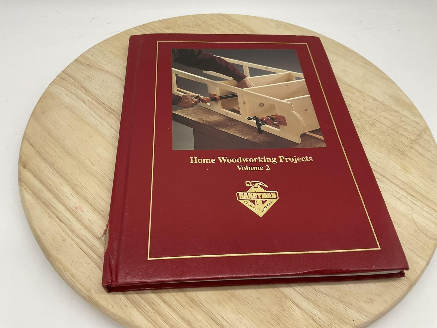 Vintage Home Woodworking Projects Vol 2 Handyman Club Red HC 1997 USA Book