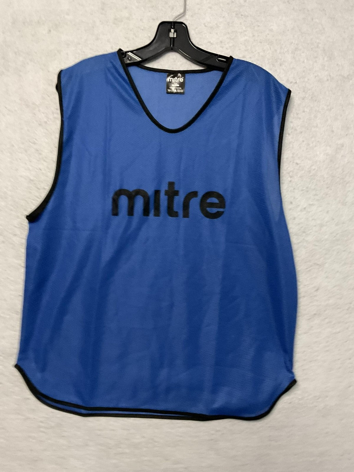 Mitre Training Bib XS-S Blue Mesh Pinnie Vest Soccer Football Practice Scrimmage