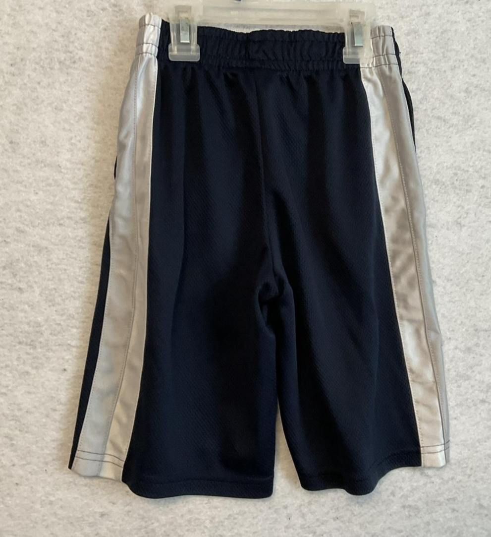 365 Kids From Garanimals Shorts Boys 7 Navy Mesh Athletic Basketball Colorblock
