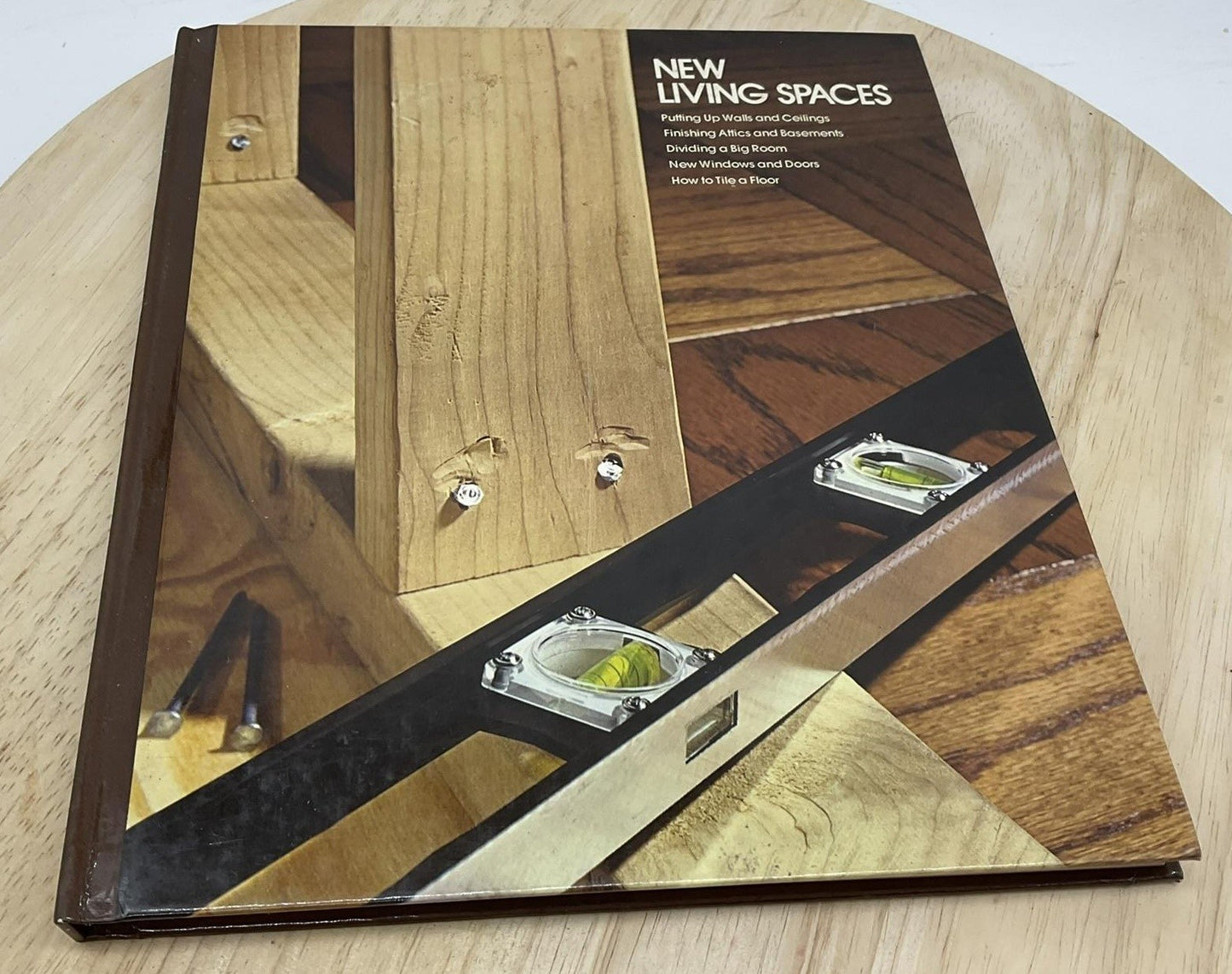 Vintage New Living Spaces Philip W Porter Time Life Brown HC 1987 Home DIY