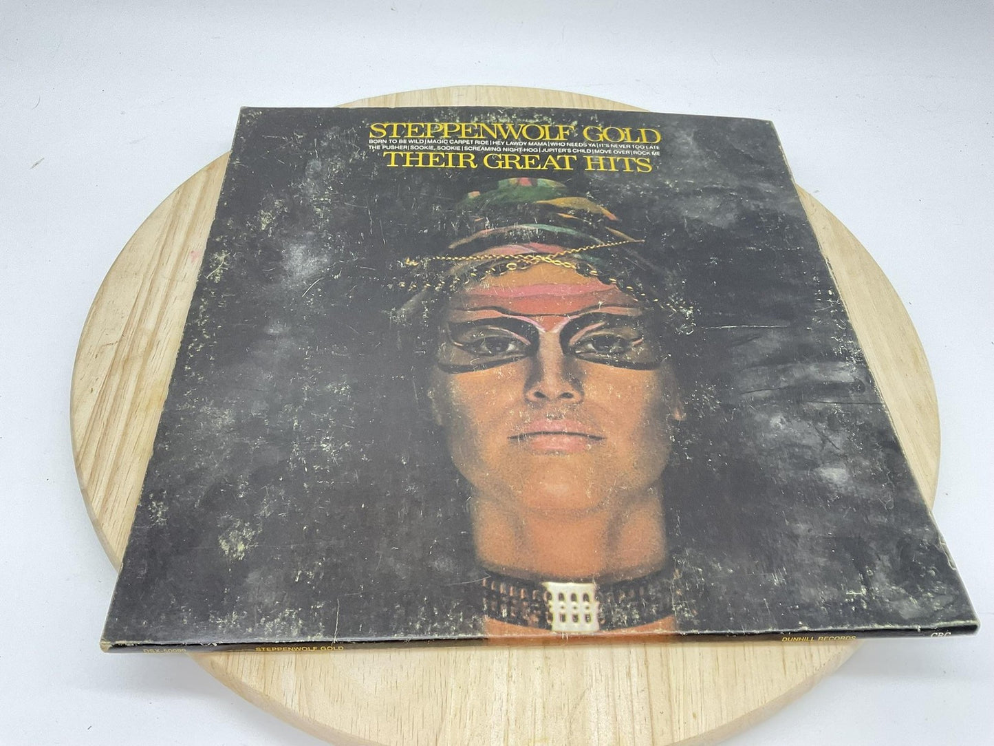 Steppenwolf Gold 12" Black Vinyl Record Their Great Hits 1971 Dunhill Rock LP