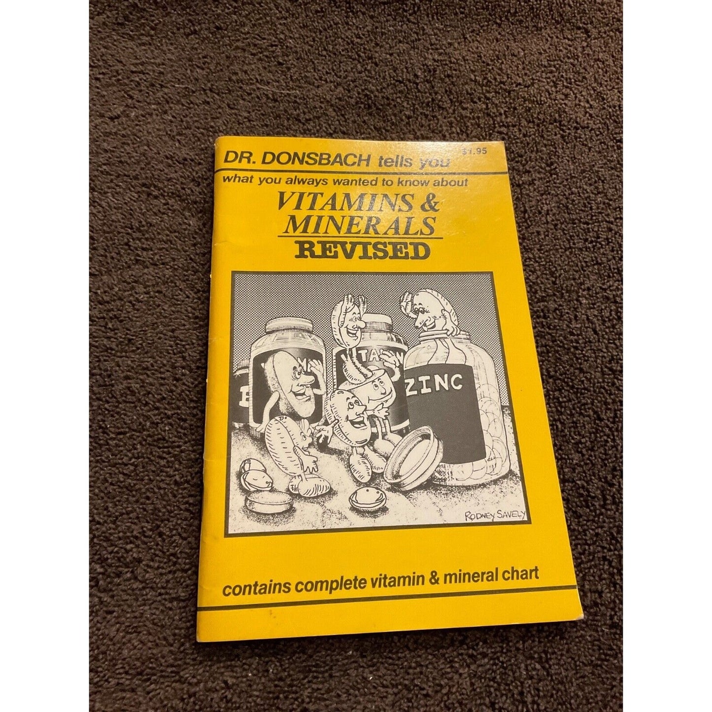 Dr. Donsbach Vitamins & Minerals Revised Booklet 1981 Health Info Booklet