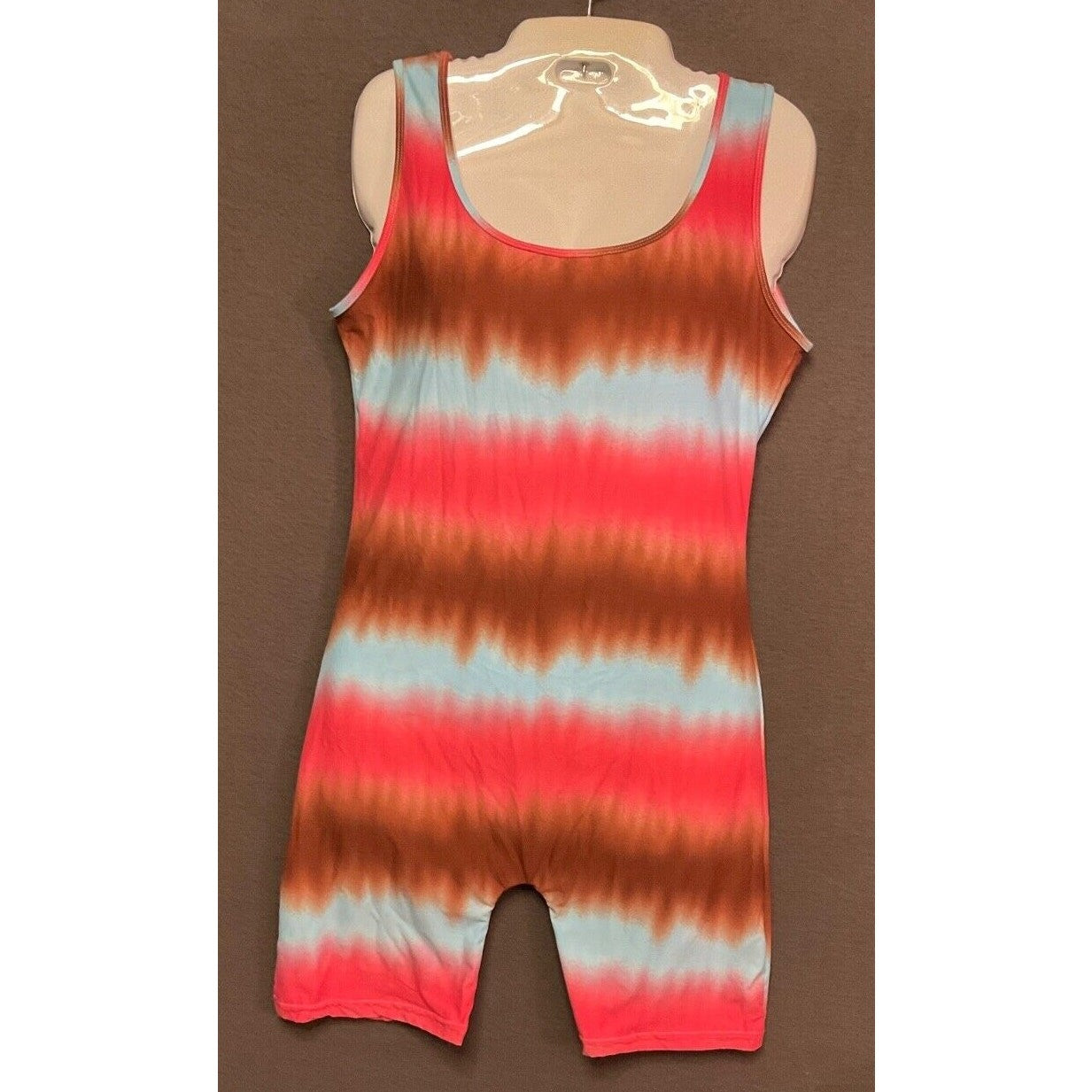 AQ-Sport Tie-Dye Sleeveless Romper Large Boho Festival Jumpsuit NWT