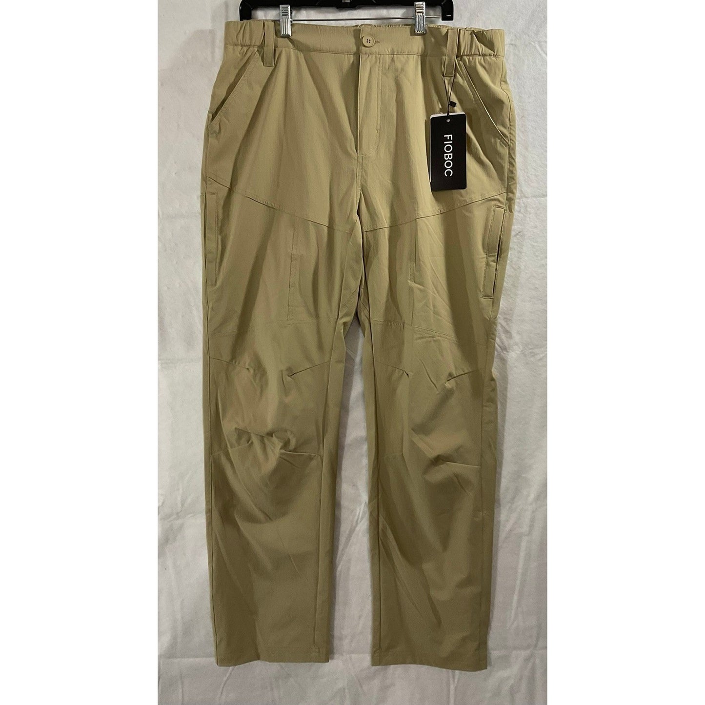Fioboc Performance Pants Mens 2XL Khaki New Tactical Hiking Outdoor Trousers