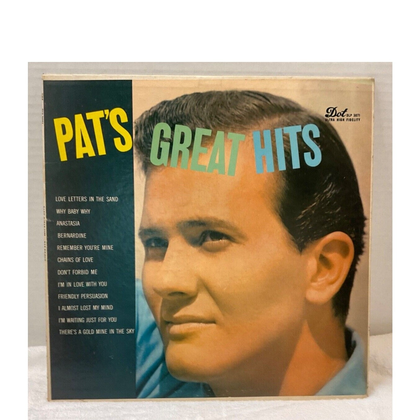 Vinyl Record - Pat's Great Hits - Love Letters in the Sand, Why Baby Why, & more