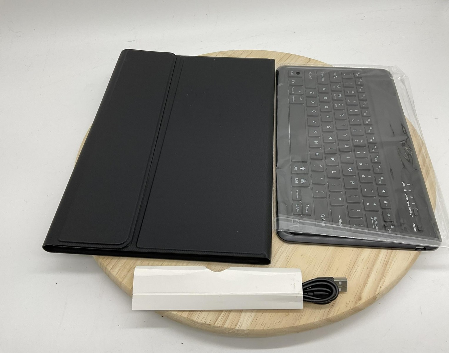 FAYUO Wireless Bluetooth Keyboard Case For Samsung Galaxy Tab Tablet Black