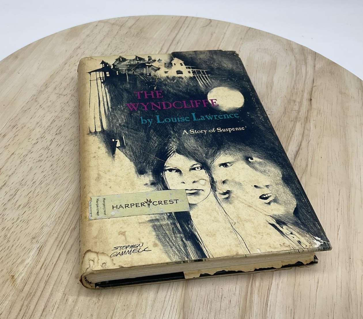 The Wyndcliffe Louise Lawrence Harpercrest YA Horror Hardcover Dust Jacket Book