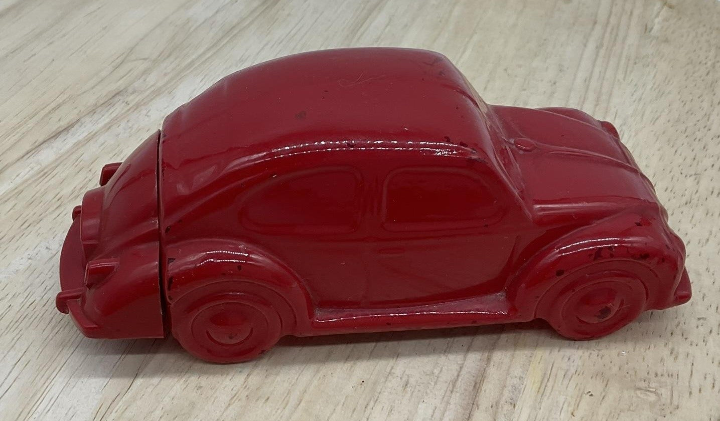 Vintage Avon Volkswagen Wild Country After Shave Car Decanter Bottle Red 4oz
