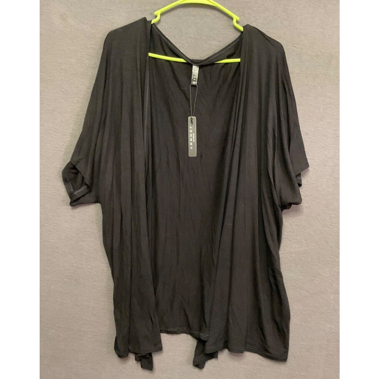 Made By Johnny Open Front Romantic Cardigan Boho Drape Jacket Women's XXL NWT