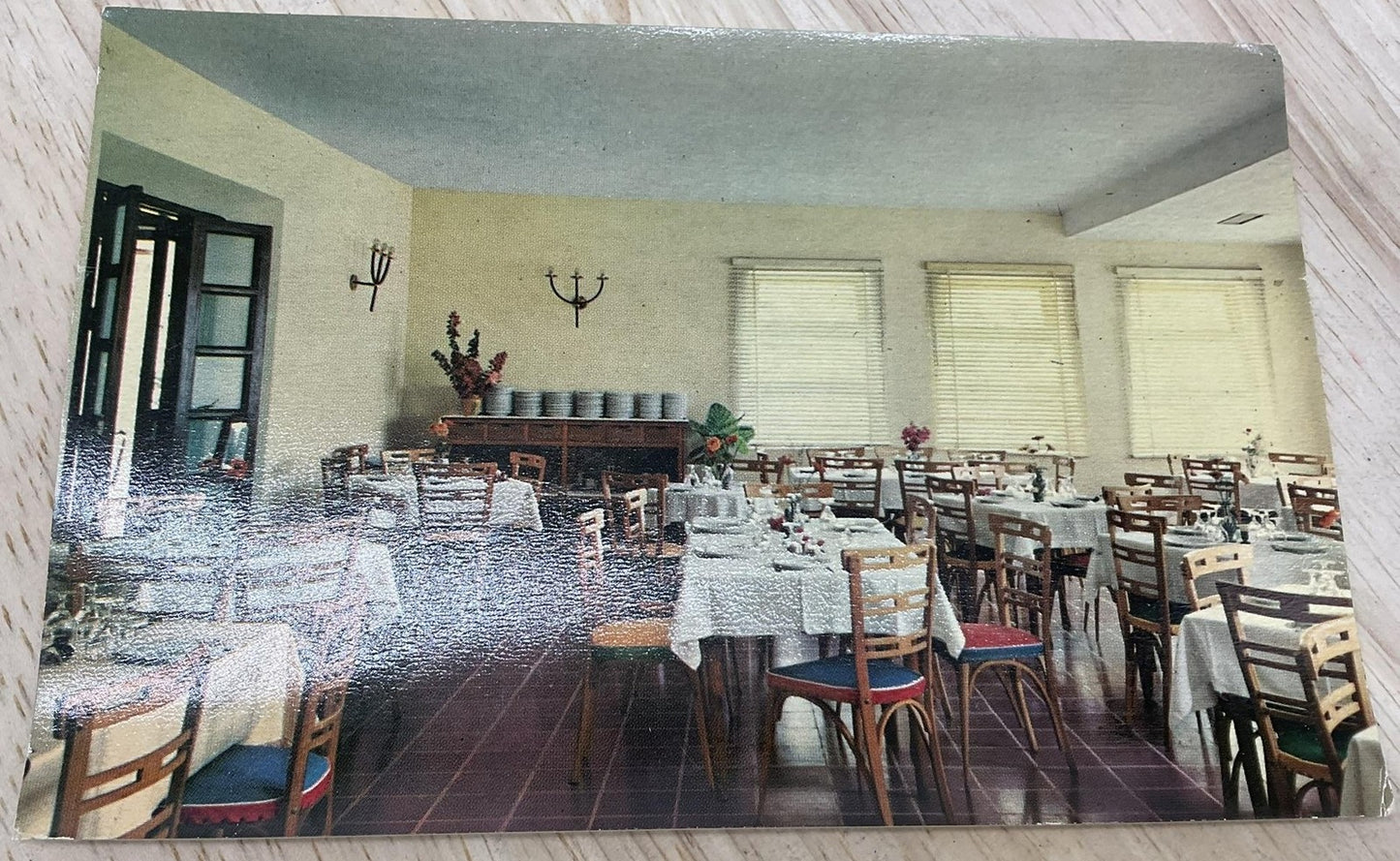 Vintage Castell De Ferro Hotel Residencia Paredes RPPC Spain Postcard 5.5x3.5 In