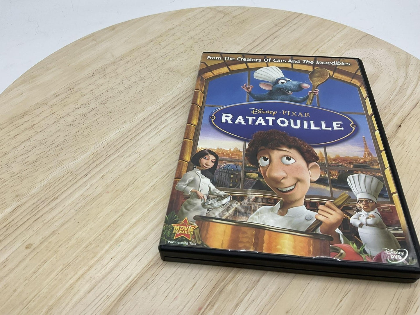 Ratatouille DVD 2007 Disney Pixar Movie G Rated NTSC Widescreen Bonus Features