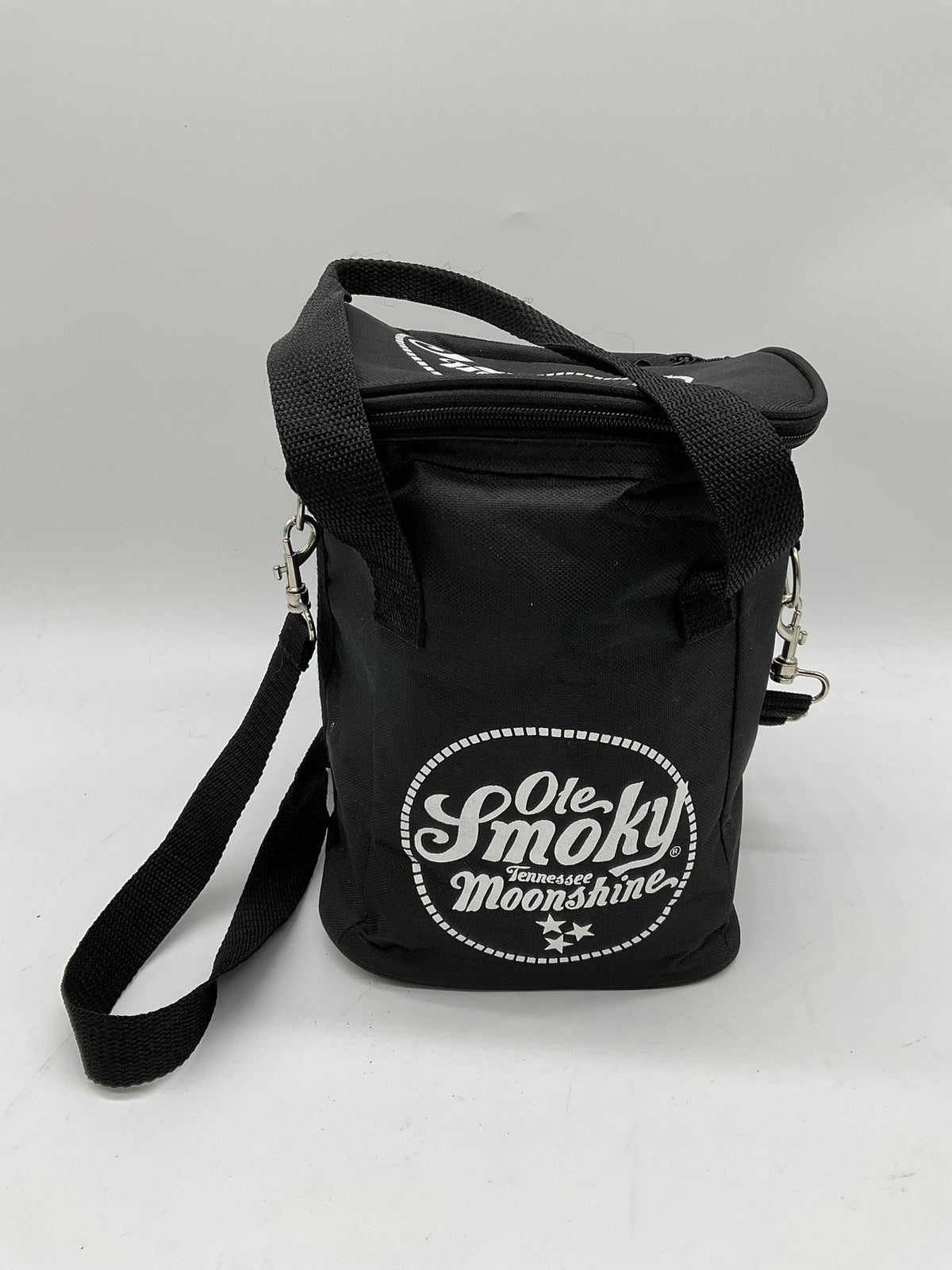 Ole Smoky Tennessee Moonshine Black Insulated Soft Cooler Bag Tote Lunch Logo