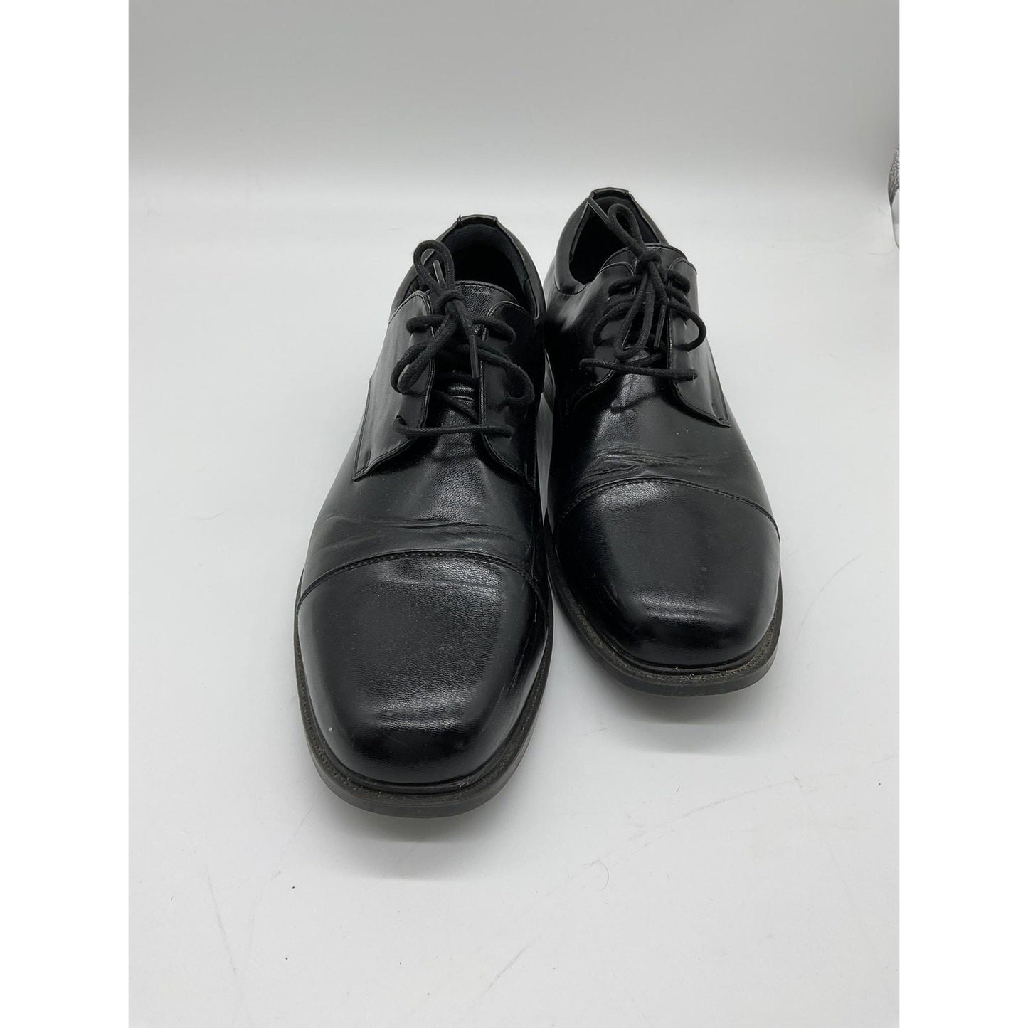 Croft & Barrow Dress Shoes Mens Size 12 Wide Black Oxford Lace Up Comfort Formal