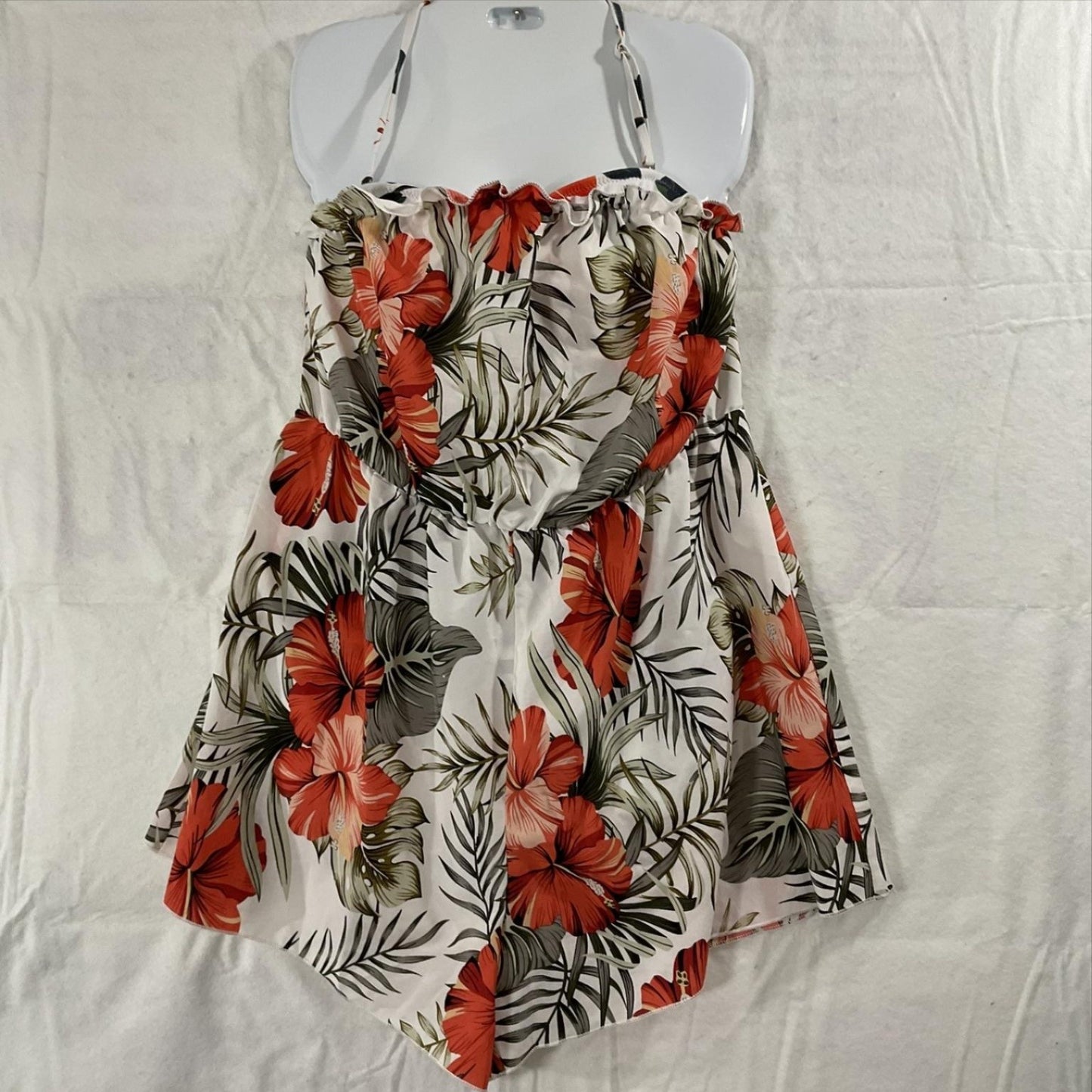 Cupshe & SHEIN Swimsuit Set Womens L Multicolor Tropical One Piece Cover Up