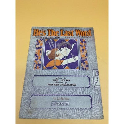 Lot of 4 Vintage Sheet Music – Jazz Age & Sentimental Songs, "The Song I Love"