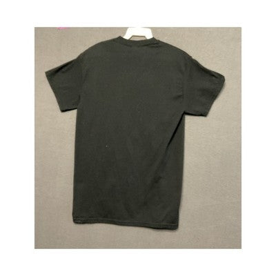 Women's Black T-Shirt "ME" Text Design Size Medium Cotton Shirt Graphic Tee