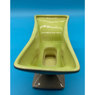 Royal Windsor Purple & Green Ceramic Planter 11.5" x 4.5" Vintage 11.5'' X 4.5''