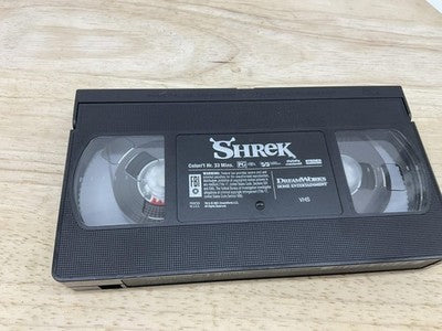 Shrek Special Edition VHS 2001 DreamWorks Animated Family Movie PG Videocassette