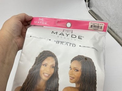 Mayde Beauty Modern Soft Loc 28in 1B 3X Crochet Synthetic Hair Extensions Lot 2