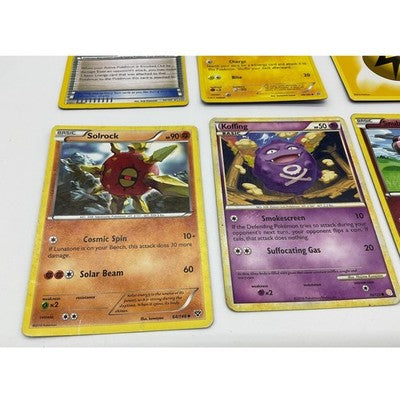 Pokemon Trading Card Lot 8pc Koffing Solrock Snubbull Pupitar Lileep Mixed Sets