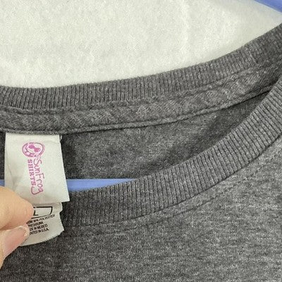 Virgo Shirt Mens Large Gray A-badass Virgo Nation Shana Graphic Tee Zodiac